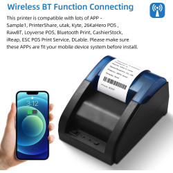 Pokladní tiskárna 58mm pevná instalace