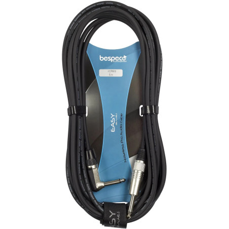 Audio kabel - nástrojový kabel, 6m, oboustranný 6.3mm Jack (M), rovný, zahnutý