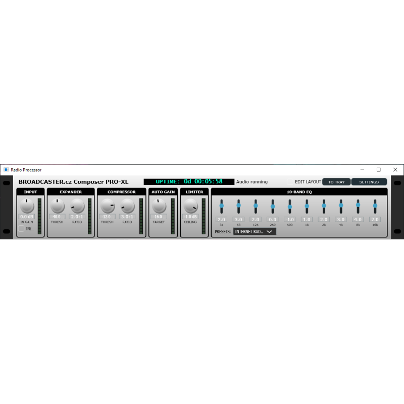 BROADCASTER.cz Composer PRO-XL