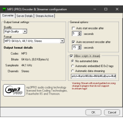 SimpleCast - Stream kodér pro internetová rádia